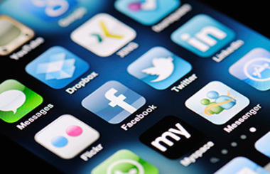 Mobile phone screen showing remodeling apps for home projects